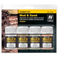 Vallejo Pigment Set Mud & Sand 