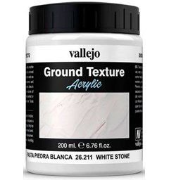 Vallejo Texture White Stone 200ml Ground Texture Acrylic