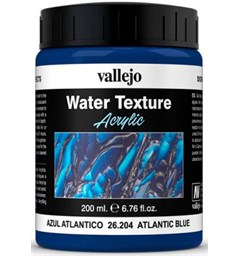 Vallejo Water Textur Atlantic Blue 200ml Water Texture Acrylic