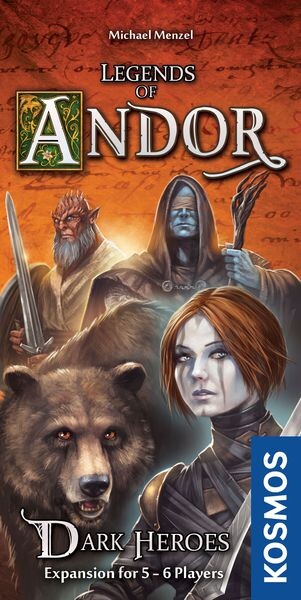 Legends of Andor Dark Heroes Expansion Utvidelse til Legends of Andor