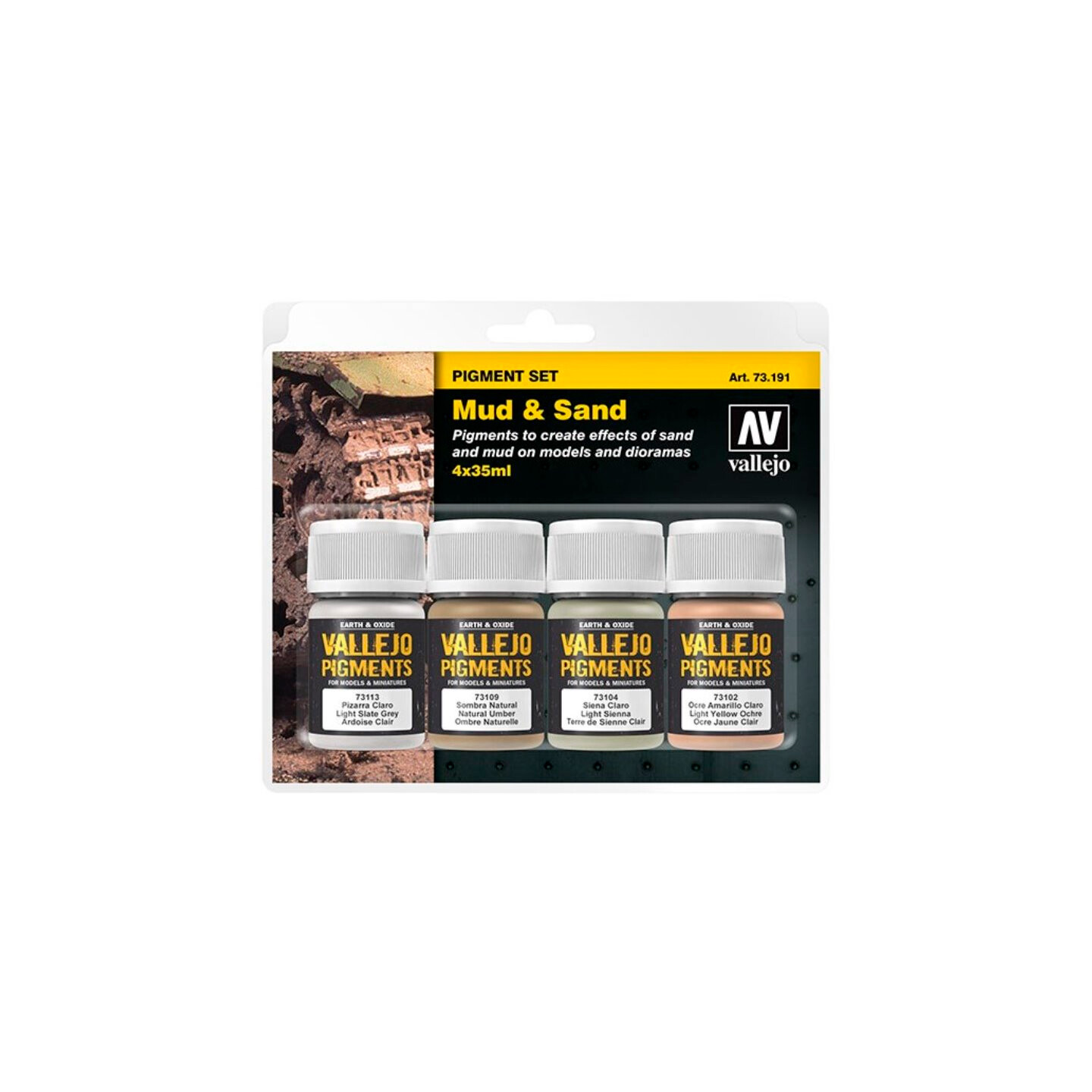 Vallejo Pigment Set Mud & Sand