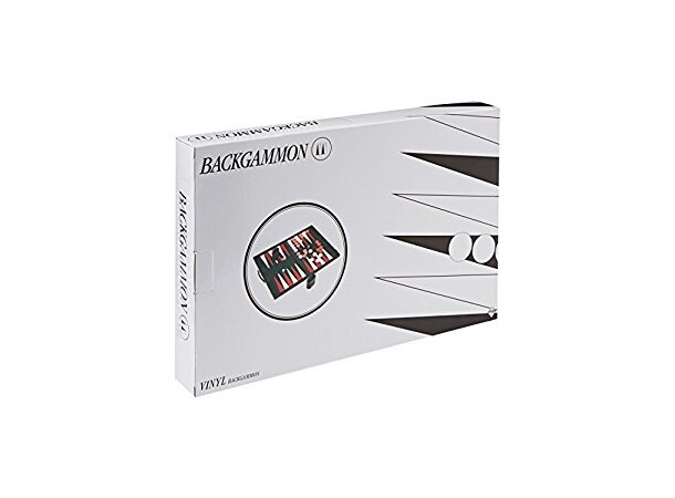 Backgammon Komplett 45 cm Vinyl Levereras i vinylfodral