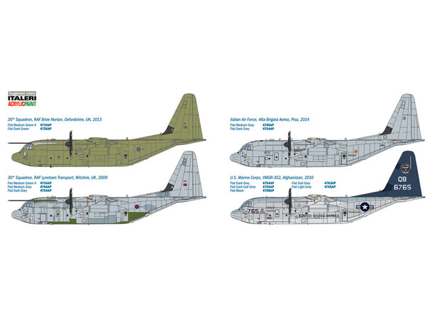 C-130J C5 Hercules Italeri 1:48 Byggesett 