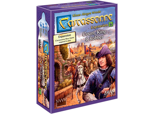 Carcassonne 6 Count King & Robber Exp Expansion till Carcassonne 
