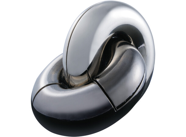 Cast Puzzle 4/6 Donut Hjärngympa metall Svårighetsgrad 4/6 