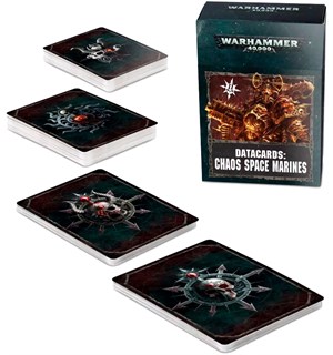 Chaos Space Marines Datacards - 2019 Ed Warhammer 40K 