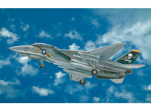 F-14 A Tomcat 1:48 Italeri Byggesett 