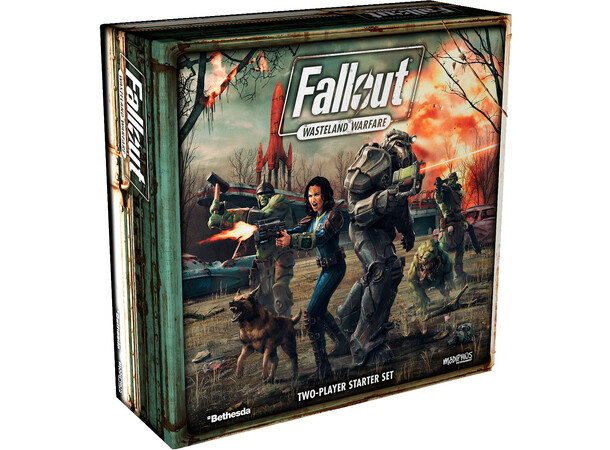 Fallout Wasteland Warfare Brädspel Huvudspel - Startpaket för 2 spelare