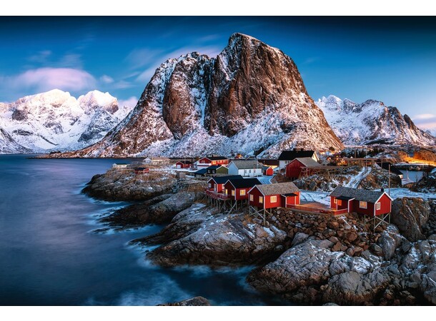 Hamnøy Lofoten 3000 bitar Pussel Ravensburger Puzzle 