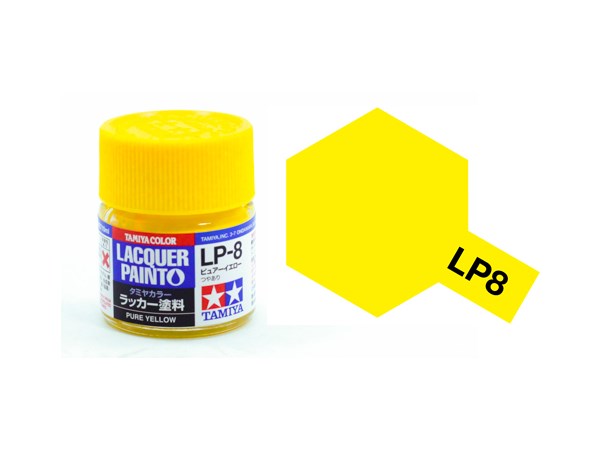 Lakkmaling LP-8 Pure Yellow Tamiya 82108 - 10ml