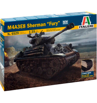 M4A3E8 Sherman Fury Italeri 1:35 Byggesett