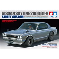 Nissan Skyline 2000 GT-R Street-Custom Tamiya 1:24 Byggesett