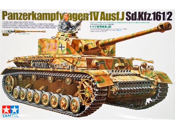Panzerkampfvagen IV Ausf.J Sd.Kfz.161/2 Tamiya 1:35 Byggesett