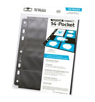 Plastlomme 14-Pocket Supreme Compact X10 Standard Size + Mini American Pages