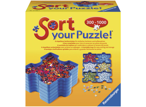 Pussel Sorteringslådor 300-1000 Ravensburger Sort Your Puzzle 