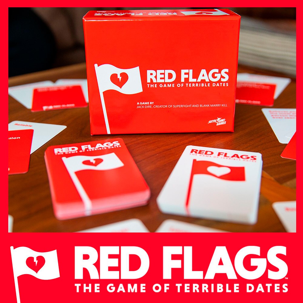 Red Flags Kortspill The Game of Terrible Dates Gamezone.no