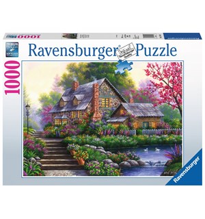 Romantic Cottage 1000 biter Puslespill Ravensburger Puzzle 