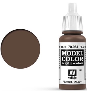 Vallejo Akryl Model Color Flat Brown Tilsvarer 4707AP / 4674AP / XF-64 