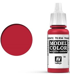 Vallejo Model Color Transp. Red 17ml Tilsvarer X-27