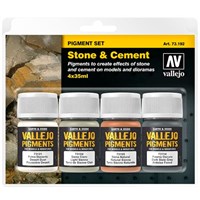 Vallejo Pigment Set Stone & Cement 