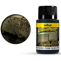 Vallejo Splash Mud Black - 40ml 