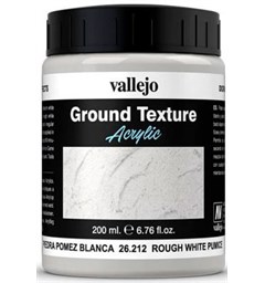 Vallejo Texture White Pumice 200 ml Ground Texture Acrylic - Resinpasta