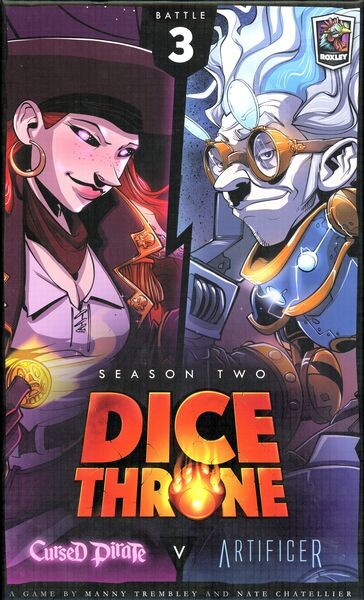 Dice Throne Season 2 Battle Box 3 Cursed Pirate vs Artificer