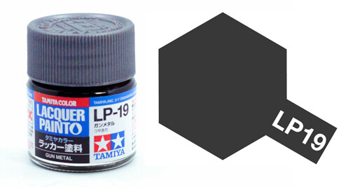 Lakkmaling LP-19 Gun Metal Tamiya 82119 - 10ml