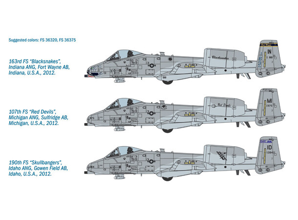 A-10C Blacksnakes Italeri 1:48 Byggesett 