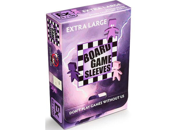 Brettspill Kortbeskyttere 100stk 65x100 Extra Large 