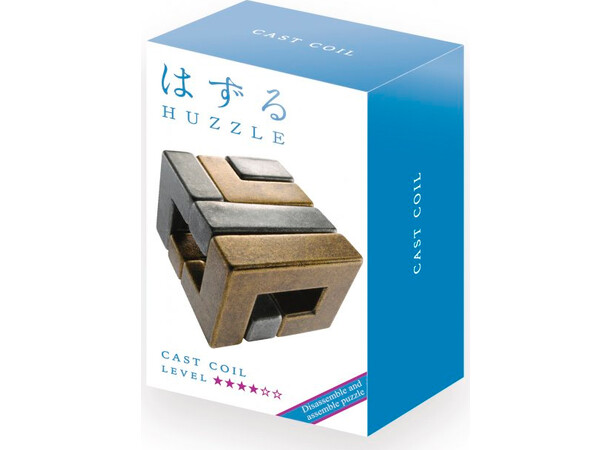Cast Puzzle 4/6 Coil Hjärngympa i metall Svårighetsgrad 4/6 