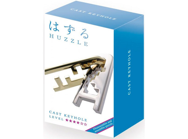 Cast Puzzle 4/6 Keyhole metall Vanskelighetsgrad 4/6 Hjernetrim 