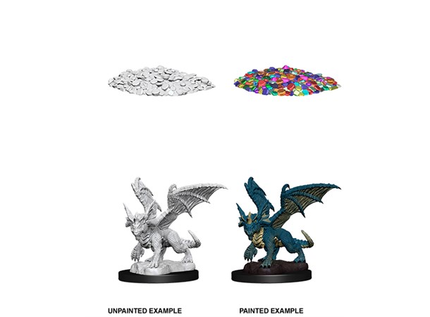 D&D Figur Nolzur Blue Dragon Wyrmling Nolzur's Marvelous Minitaures - Umalt