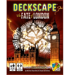 Deckscape The Fate of London Kortspill Escape Room i lommeformat 
