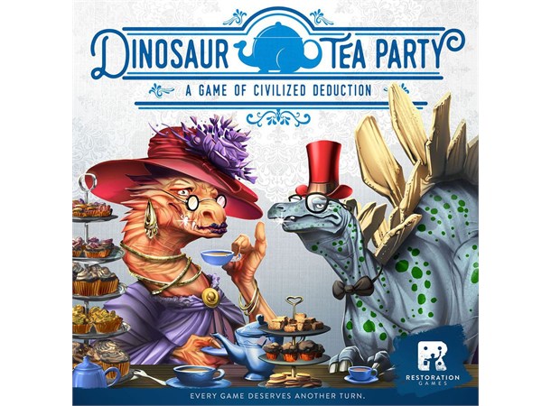 Dinosaur Tea Party Kortspill