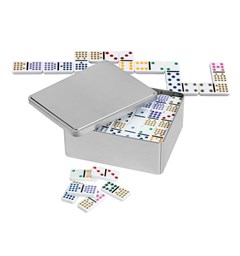 Domino Dobble 15 Metallboks 136 brikker