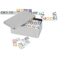 Domino Dubbel 12 Metallåda - 91 delar 