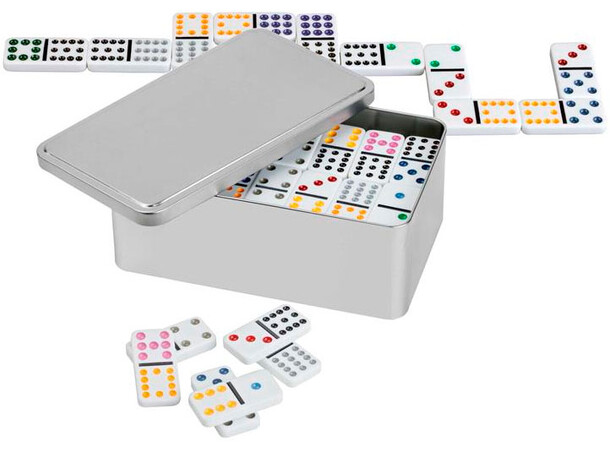 Domino Dubbel 12 Metallåda - 91 delar 