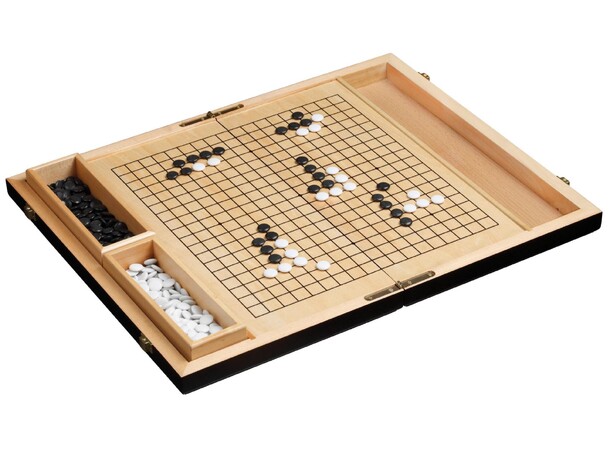 Go & Go Bang Brettspill i Tre 36x46 cm Koffert-design 