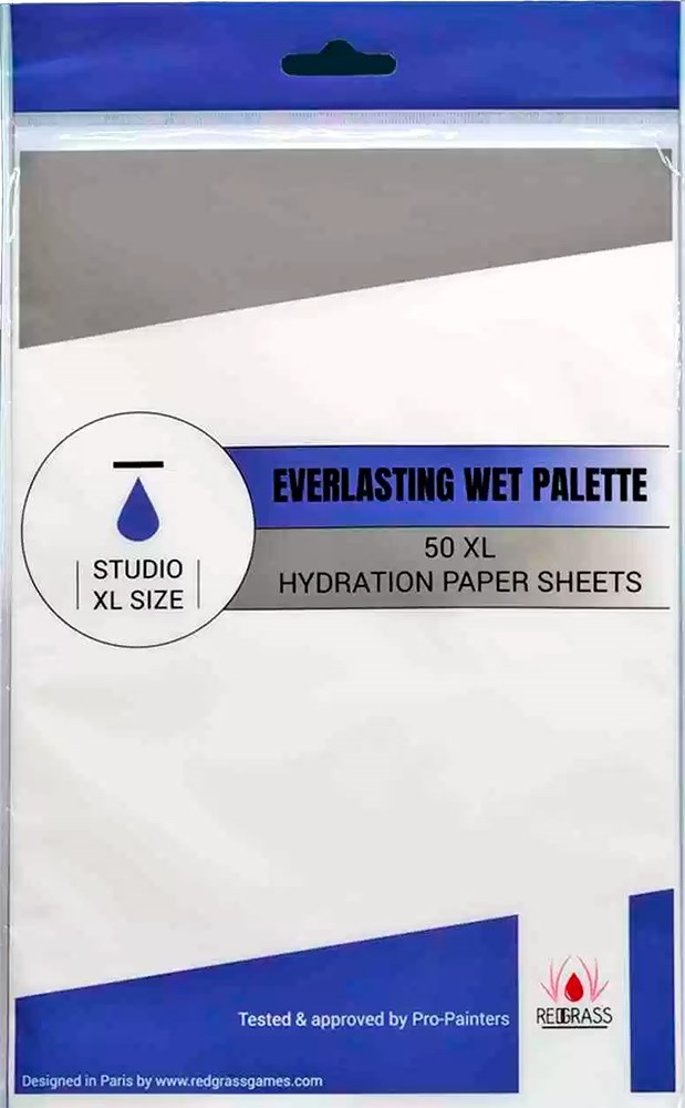 Hydration Paper Sheets StudioXL 20x30 cm 50stk til Redgrass Wet Palette