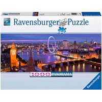 London at Night 1000 biter Puslespill Ravensburger Puzzle Panorama