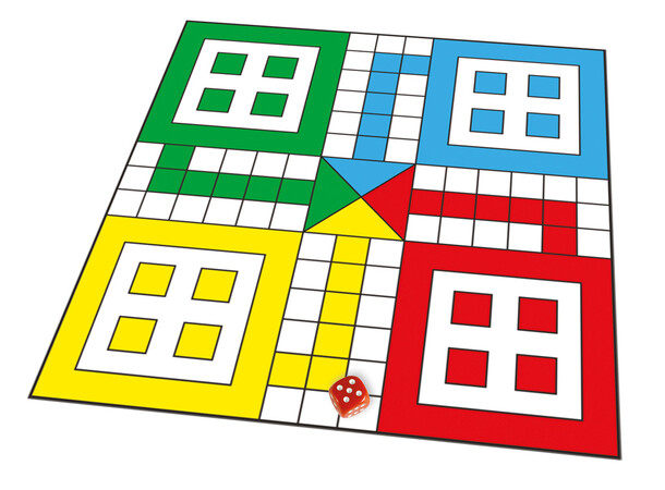 Ludo Brettspill Klassisk Norsk Design 