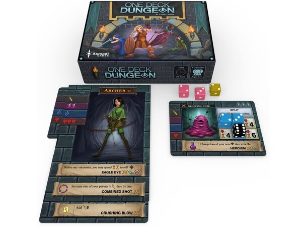 One Deck Dungeon Kortspel Versjon 1.5 