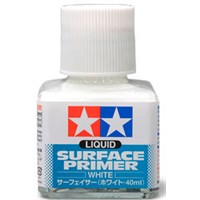 Tamiya Liquid Surface Primer White 40ml 