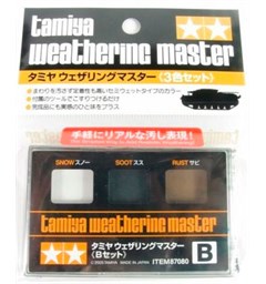 Tamiya Weathering Master B-Set Snow, Soot, Rust