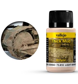 Vallejo Mud Thick Mud Light Brown - 40ml 