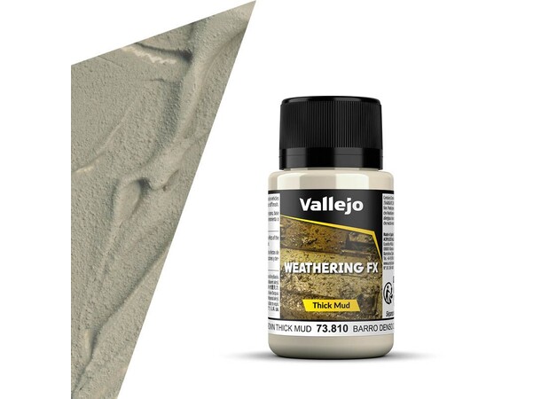 Vallejo Mud Thick Mud Light Brown - 40ml 