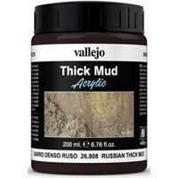 Vallejo Texture Russian Mud 200ml Thick Mud Texture Acrylic