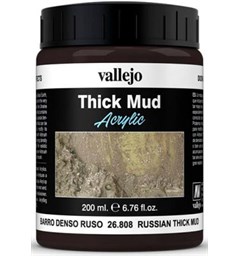 Vallejo Texture Russian Mud 200ml Thick Mud Texture Acrylic