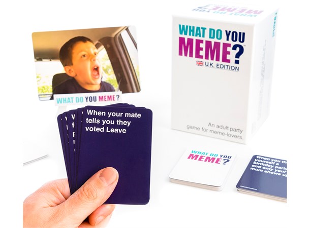 What Do You Meme Kortspill UK 435 Kort Ny og Større utgave med enda flere kort!